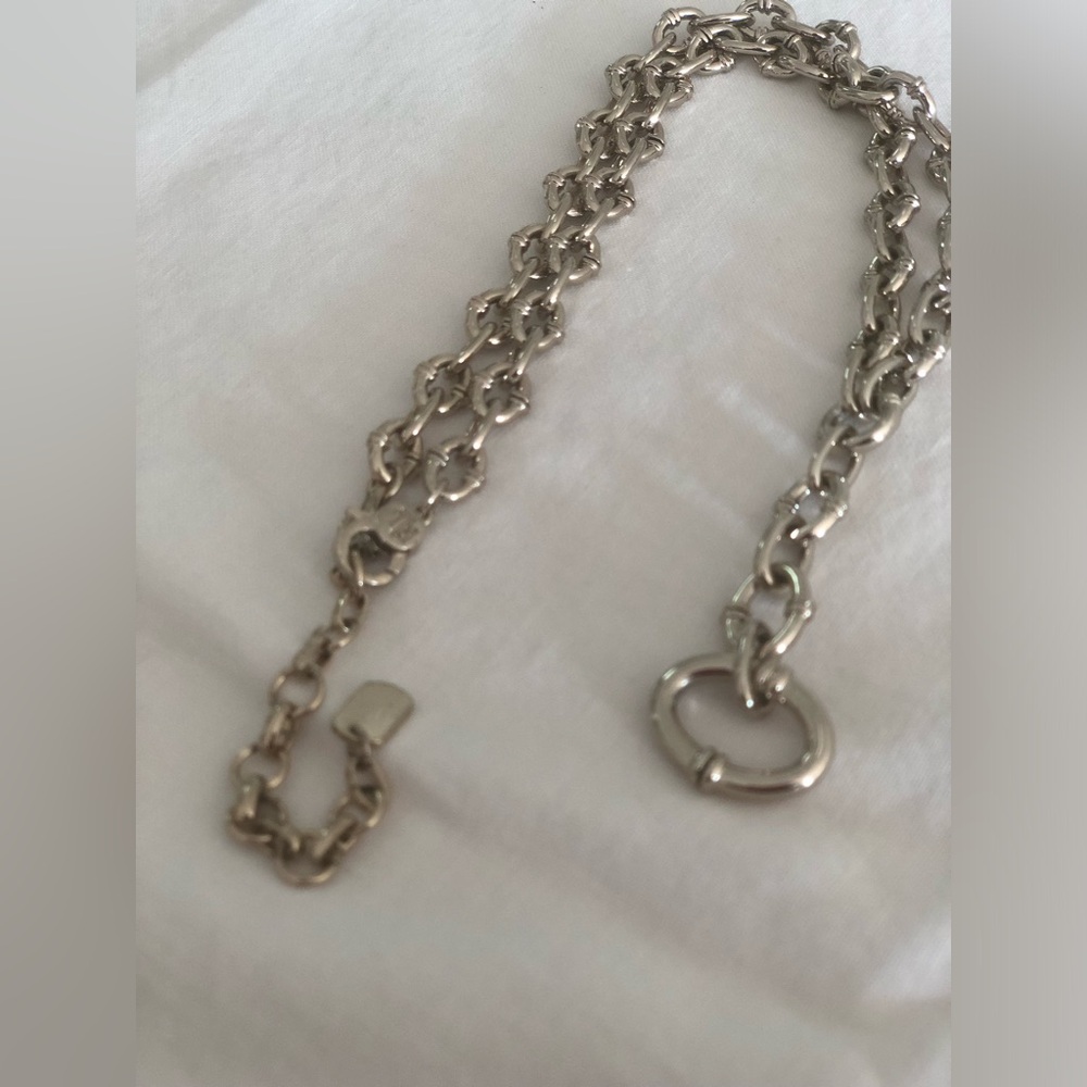 Ralph Lauren  Silver Chain Drop Necklace - Women Jewelry - Picture 6 of 7